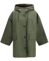 Max Mara - Bicolor Cotton Trench Coat - Lyst