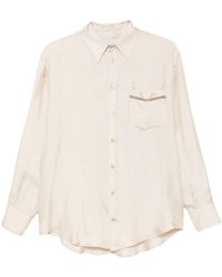 Antonelli - Beaded-Trim Pocket Shirt - Lyst