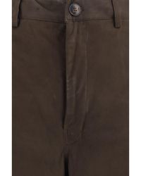 Rick Owens - Wide-Leg Suede Pants - Lyst