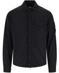 C.P. Company - Logo Shirt Jacket - Lyst