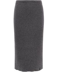 Tom Ford - Cashmere And Cotton Pencil Skirt - Lyst