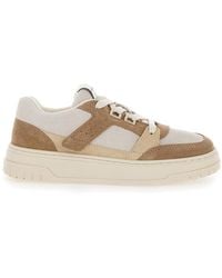 Emporio Armani - Sneakers Suede Cow Leather Trainers - Lyst