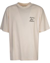 Drole de Monsieur - Cursive Slogan T-Shirt - Lyst