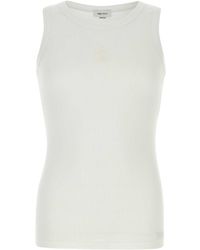 McQueen - Alexander Mcqueen Cotton-Elastane Tank Top - Lyst