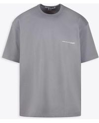 Comme des Garçons - T-Shirt Knit Cotton Oversize T-Shirt With Chest Logo - Lyst