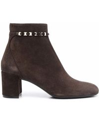 Ferragamo - Ghila Suede Ankle Boots - Lyst