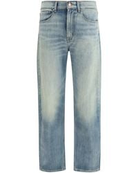 7FOR - Easy Straight Jeans Cotton; Elastane - Lyst