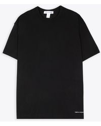 Comme des Garçons - T-Shirt Knit Cotton Oversize T-Shirt With Logo - Lyst
