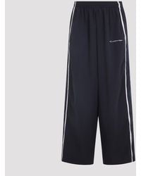 Balenciaga - Polyester Track Pants - Lyst