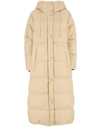 Weekend by Maxmara - Cream Nylon Dolly Down Jacket - Lyst