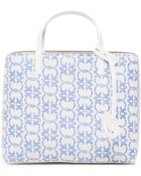 Pinko - Classic Fabric Shopper Bag - Lyst