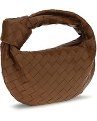 Bottega Veneta - Mini Jodie Lambskin Handbag Tannin- Lamb Shoulder Bags - Lyst
