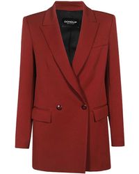 Dondup - Double Breasted Blazer - Lyst