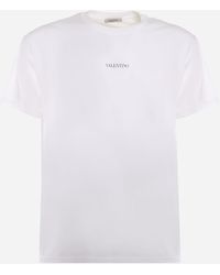 Valentino Valentino Cotton Shirt With Optical Valentino Print for 