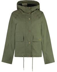 Barbour - Nith Hooded Cotton Jacket - Lyst