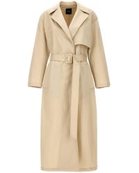 Theory - Long Trench Coat - Lyst