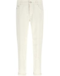 Brunello Cucinelli - Cotton Jeans Denim Clothing - Lyst
