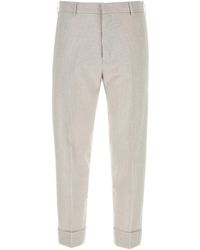 PT01 - Embroidered Stretch Cotton Pant - Lyst
