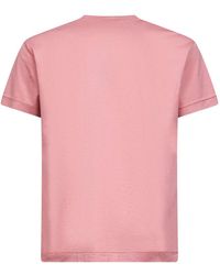 Stone Island - Logo Cotton T-Shirt - Lyst