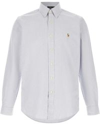 Polo Ralph Lauren - Striped Oxford Cotton Shirt - Lyst