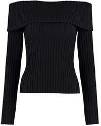 Tory Burch - Off-the-shoulders Sweater - Lyst