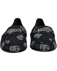 Dolce & Gabbana - Denim Loafers Slipon - Lyst