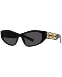 Givenchy - Sunglasses Cat Eye Full Rim, Shiny- With Studs Frame And Lens Gv40078I01A - Lyst