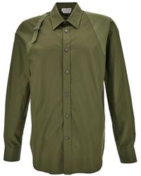 Alexander McQueen - Shirt With Harness Detail In Cotton - Lyst