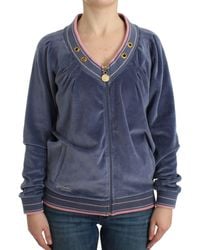 Roberto Cavalli - Elegant Zip Cardigan With Details - Lyst