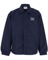 Drole de Monsieur - Jacket With Slogan On Front And Back - Lyst