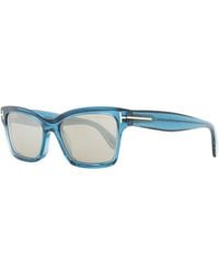 Tom Ford - Mikel Sunglasses Tf1085 90L Transparent Aqua, 54Mm Ft1085 Plastic (Acetate) - Lyst