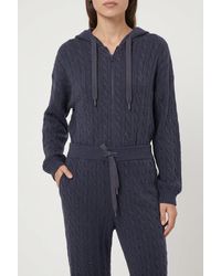 Brunello Cucinelli - Dark Cable Knit Trousers - Lyst