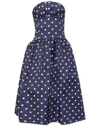 Self-Portrait - Polka Dot Pattern Dress - Lyst