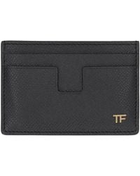 Tom Ford - Classic T Line Card Holder - Lyst