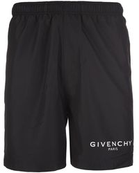red givenchy swim shorts
