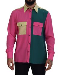 Dolce & Gabbana - Elegant Silk Button-Down Shirt - Lyst