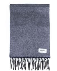 D 40 - And Light Scarf With Fringes - Lyst