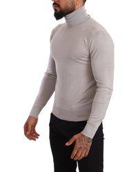 Dolce & Gabbana - Cashmere Turtleneck Pullover Sweater Silk Clothing - Lyst