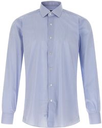 Barba Napoli - Striped Cotton Poplin Shirt - Lyst