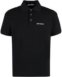 Palm Angels - Cotton Piqué Polo Shirt - Lyst
