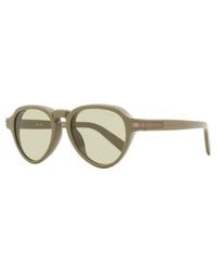ZEGNA - Acetate Pilot Sunglasses Ez0252 45E 51Mm Plastic (Acetate) - Lyst