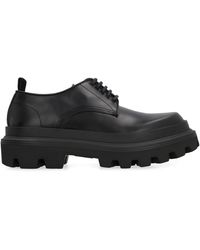 Dolce & Gabbana - Derby Leather Shoes - Lyst
