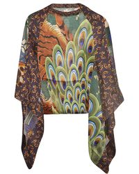 DSquared² Peacock & Tiger Foulard - Multicolour