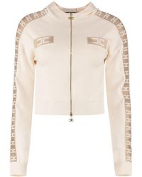 Elisabetta Franchi Knitted Hoodie - Multicolour