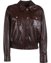 Max Mara - Leather Jacket - Lyst