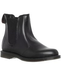 Dr. Martens - Flora Smooth Polished Chelsea Boots - Lyst