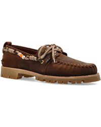 Golden Goose - Light Cruise Tank Sole Waxed Suede Boat Shoes - Lyst