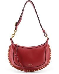 Isabel Marant - Oskan Moon Leather Crossbody Bag - Lyst