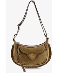 Isabel Marant - Oskan Moon Suede Shoulder Bag - Lyst