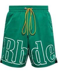 Rhude - Shorts With Logo - Lyst